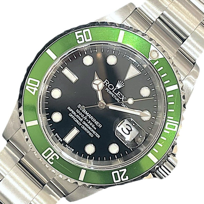 ロレックス ROLEX サブマリーナ 16610LV SS 自動巻き メンズ 腕時計