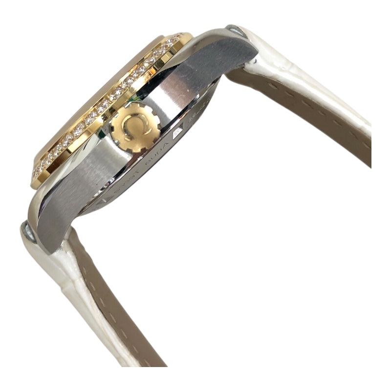 オメガ OMEGA シーマスター アクアテラ 150M マスターコーアクシャル 34ＭＭ ホワイトシェル 231.28.34.20 k18×SS 自動巻き レディース 腕時計