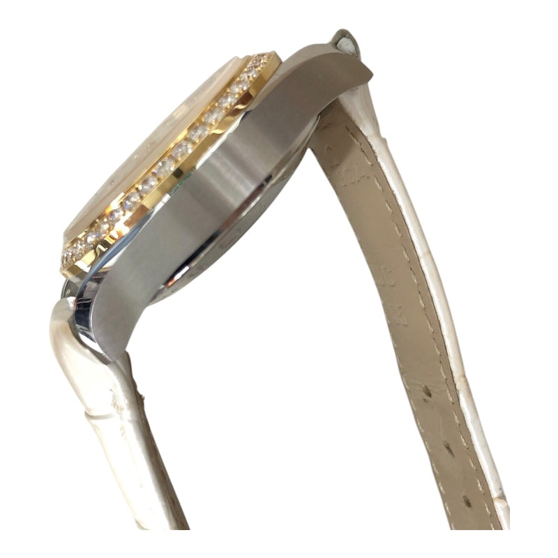 オメガ OMEGA シーマスター アクアテラ 150M マスターコーアクシャル 34ＭＭ ホワイトシェル 231.28.34.20 k18×SS 自動巻き レディース 腕時計