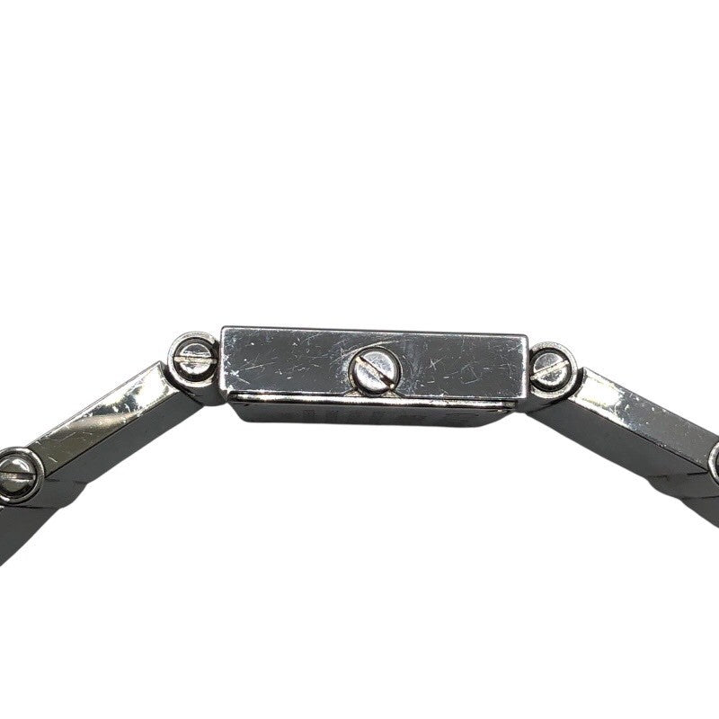 グッチ GUCCI スクエアウォッチ 600J ブラック SS レディース 腕時計