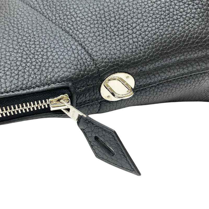 エルメス HERMES ボリード31 Y刻印 ブラック シルバー金具 トリヨンクレマンス レディース 2wayハンドバッグ