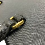 プラダ PRADA サフィアーノ 2WAYハンドバッグ 1BA337 ブラック サフィアーノレザー レディース ハンドバッグ
