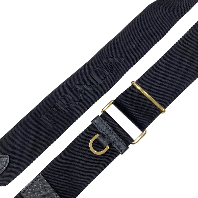 プラダ PRADA サフィアーノ 2WAYハンドバッグ 1BA337 ブラック サフィアーノレザー レディース ハンドバッグ