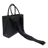 プラダ PRADA サフィアーノ 2WAYハンドバッグ 1BA337 ブラック サフィアーノレザー レディース ハンドバッグ
