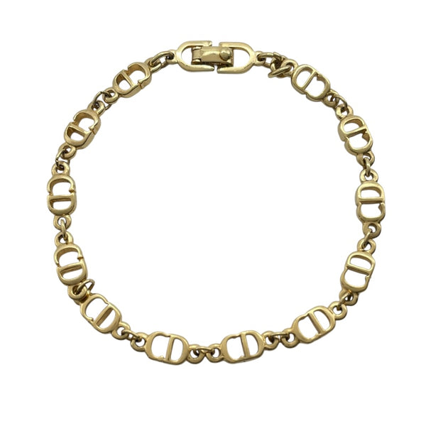 クリスチャン・ディオール Christian Dior CDチャーム ブレスレット ゴールド メタル アクセサリー