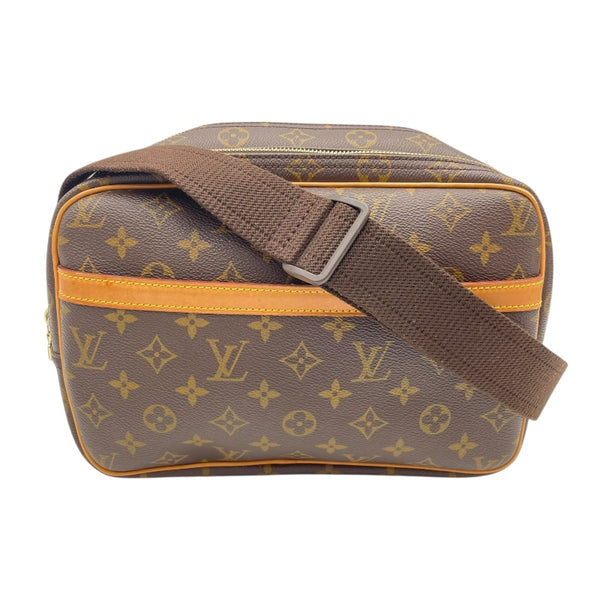 ルイ・ヴィトン LOUIS VUITTON リポーターPM M45254 ブラウン モノグラムキャンバス ユニセックス ショルダーバッグ