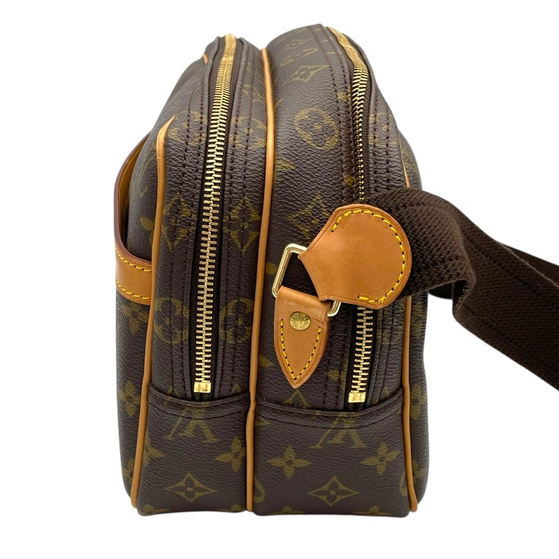 ルイ・ヴィトン LOUIS VUITTON リポーターPM M45254 ブラウン モノグラムキャンバス ユニセックス ショルダーバッグ