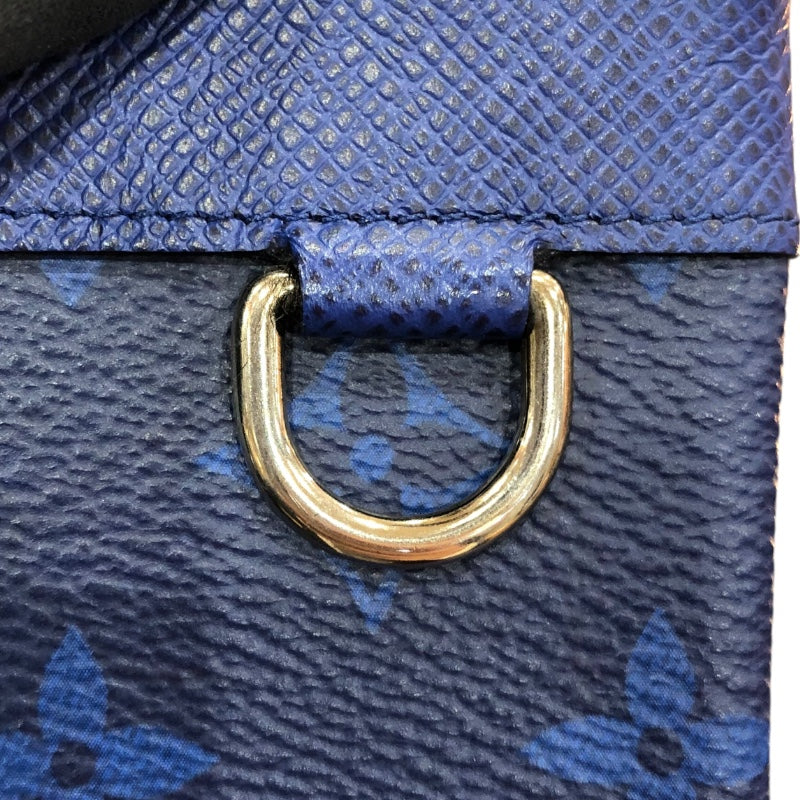 ルイ・ヴィトン LOUIS VUITTON ポシェット･ディスカバリーPM M30278 コバルト タイガラマ ユニセックス 長財布