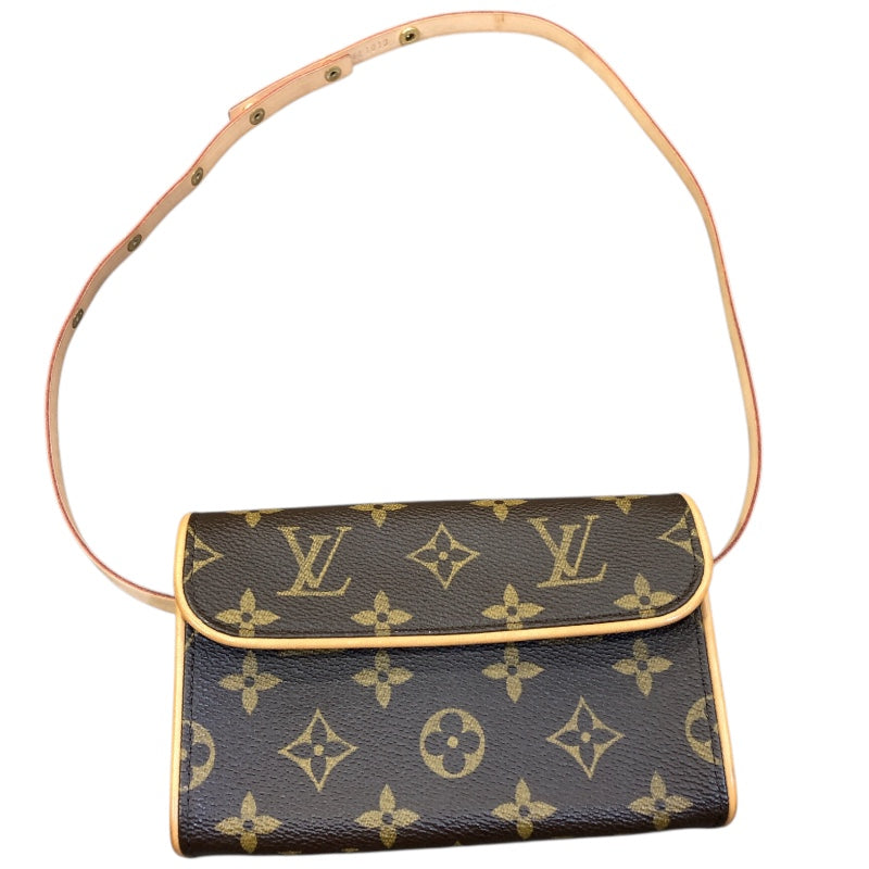 ルイ・ヴィトン LOUIS VUITTON ポシェットフロランティーヌ M51855 ブラウン/ゴールド金具 モノグラム レディース ショルダーバッグ