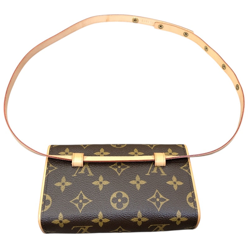 ルイ・ヴィトン LOUIS VUITTON ポシェットフロランティーヌ M51855 ブラウン/ゴールド金具 モノグラム レディース ショルダーバッグ