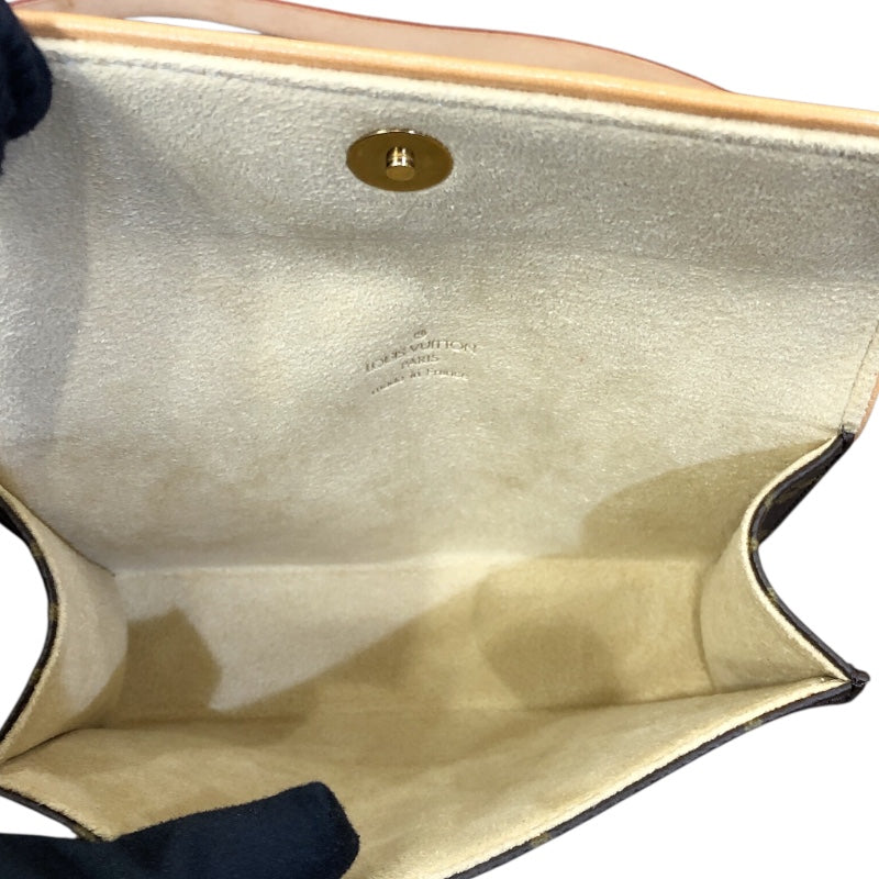 ルイ・ヴィトン LOUIS VUITTON ポシェットフロランティーヌ M51855 ブラウン/ゴールド金具 モノグラム レディース ショルダーバッグ