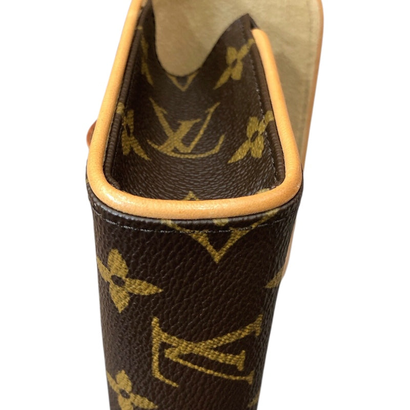 ルイ・ヴィトン LOUIS VUITTON ポシェットフロランティーヌ M51855 ブラウン/ゴールド金具 モノグラム レディース ショルダーバッグ