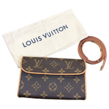 ルイ・ヴィトン LOUIS VUITTON ポシェットフロランティーヌ M51855 ブラウン/ゴールド金具 モノグラム レディース ショルダーバッグ