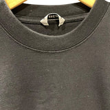 バレンシアガ BALENCIAGA ロゴプリントTシャツ 612964 ブラック コットン レディース 半袖Ｔシャツ