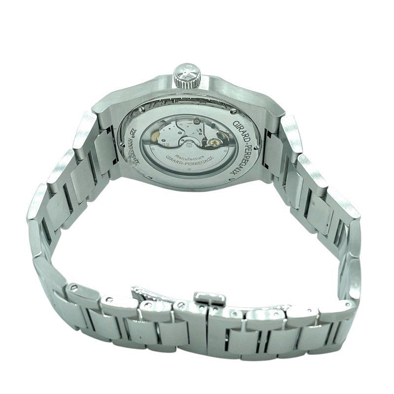 ジラール・ペルゴ GIRARD PERREGAUX ロレアート 創業225周年記念限定モデル 81000-11-431-11A ブルー SS 自動巻き メンズ 腕時計
