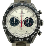 タグ・ホイヤー TAG HEUER カレラ キャリバーホイヤー02 スポーツ クロノグラフ 160th CBN2A1D.BA0643 シルバー SS メンズ 腕時計