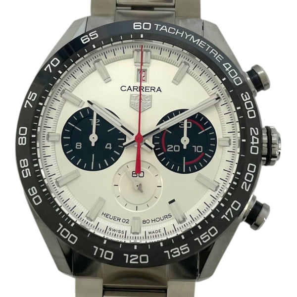 タグ・ホイヤー TAG HEUER カレラ キャリバーホイヤー02 スポーツ クロノグラフ 160th CBN2A1D.BA0643 シルバー SS メンズ 腕時計