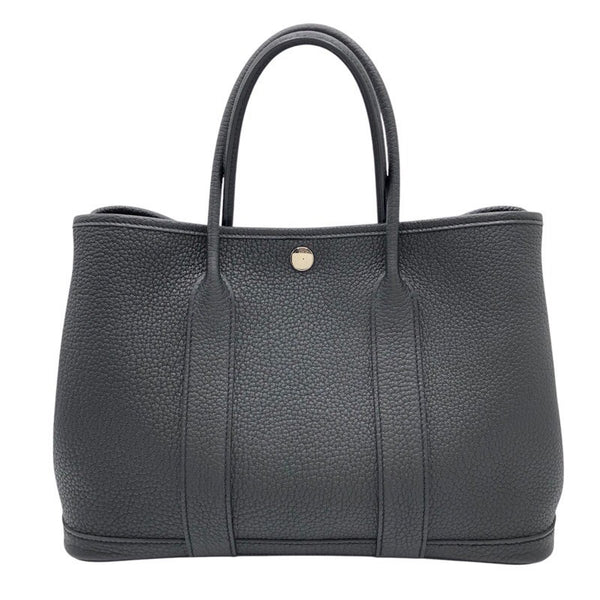 エルメス HERMES ガーデンパーティTPM U刻 ブラック ネゴンダ レディース ハンドバッグ