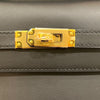エルメス HERMES ポシェットケリー W刻 ブラック　GD金具 スイフト レディース ハンドバッグ