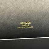 エルメス HERMES ポシェットケリー W刻 ブラック　GD金具 スイフト レディース ハンドバッグ