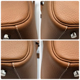 エルメス HERMES リンディ26 U刻 ゴールド×SV金具 トリヨン ユニセックス ショルダーバッグ