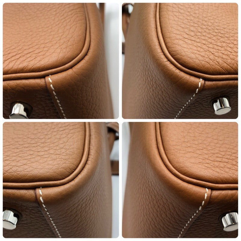 エルメス HERMES リンディ26 U刻 ゴールド×SV金具 トリヨン ユニセックス ショルダーバッグ