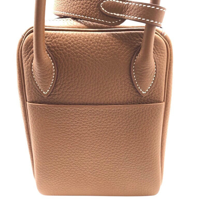 エルメス HERMES リンディ26 U刻 ゴールド×SV金具 トリヨン ユニセックス ショルダーバッグ