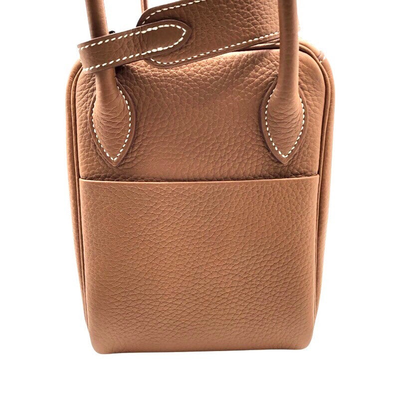 エルメス HERMES リンディ26 U刻 ゴールド×SV金具 トリヨン ユニセックス ショルダーバッグ