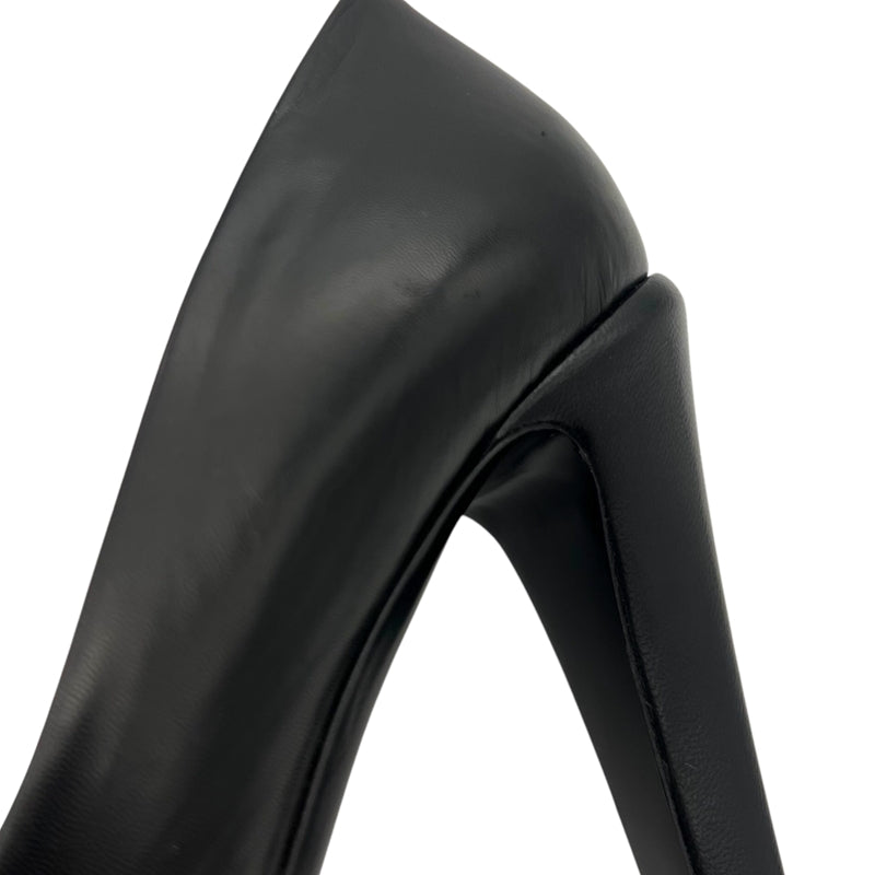 シャネル CHANEL ココマーク ヒールパンプス 37 G28994 ブラック シャネル CHANEL ココマーク ヒールパンプス 37 G28994 ブラック