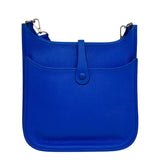 エルメス HERMES エヴリン3 PM □P刻 ブルー シルバー金具 トリヨン レディース ショルダーバッグ