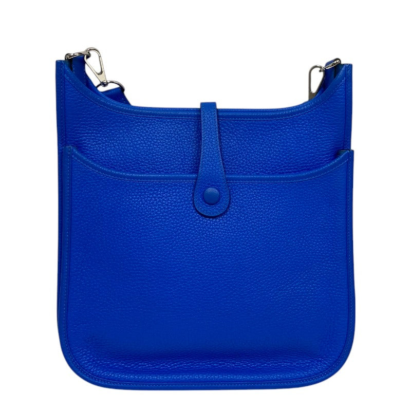 エルメス HERMES エヴリン3 PM □P刻 ブルー シルバー金具 トリヨン レディース ショルダーバッグ
