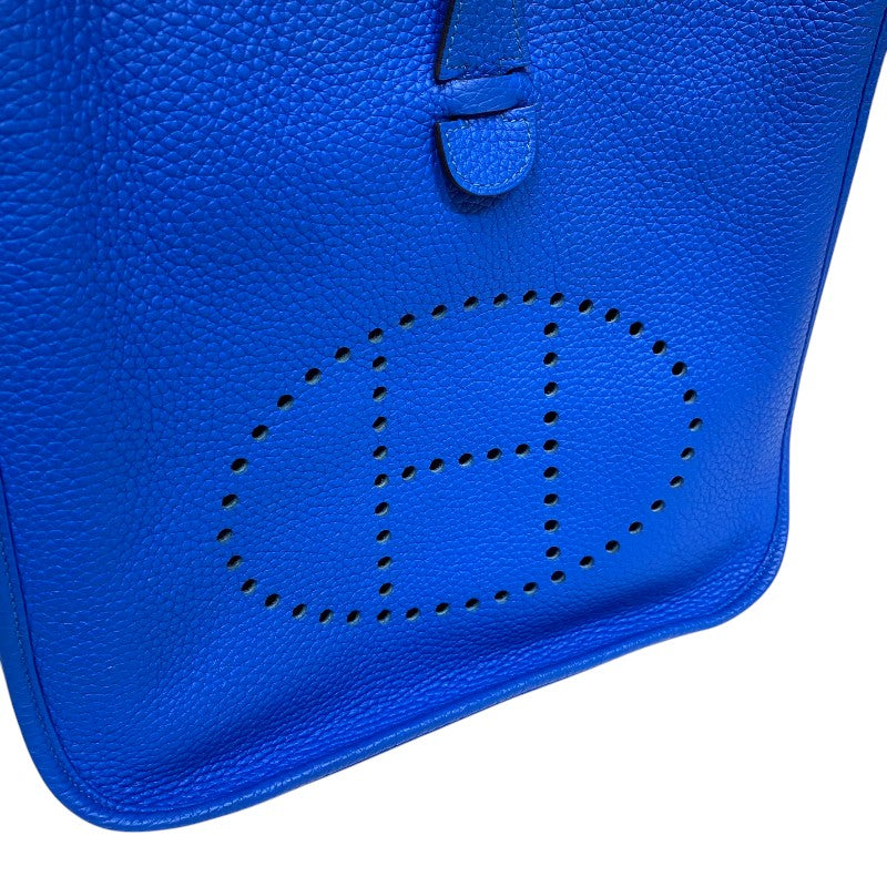 エルメス HERMES エヴリン3 PM □P刻 ブルー シルバー金具 トリヨン レディース ショルダーバッグ