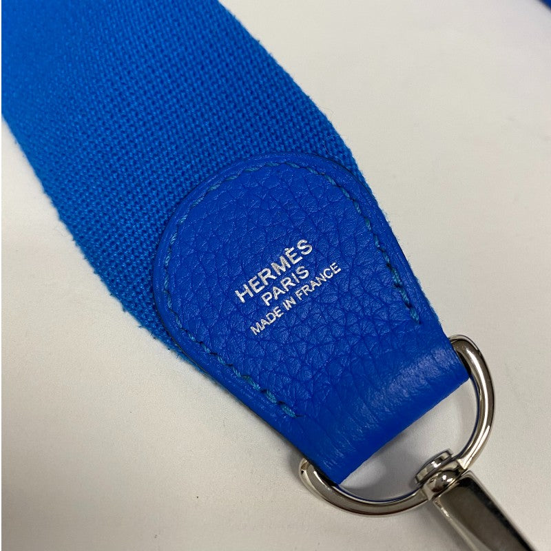 エルメス HERMES エヴリン3 PM □P刻 ブルー シルバー金具 トリヨン レディース ショルダーバッグ