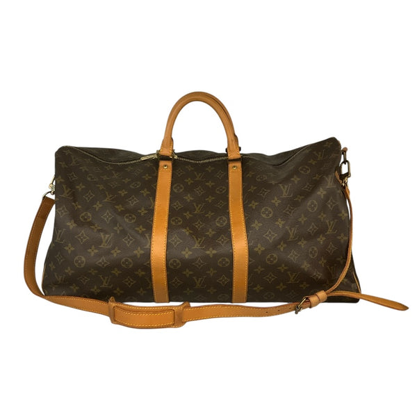 ルイ・ヴィトン LOUIS VUITTON キーポル・バンドリエール55 M41414 ブラウン モノグラムキャンバス ユニセックス ボストンバッグ