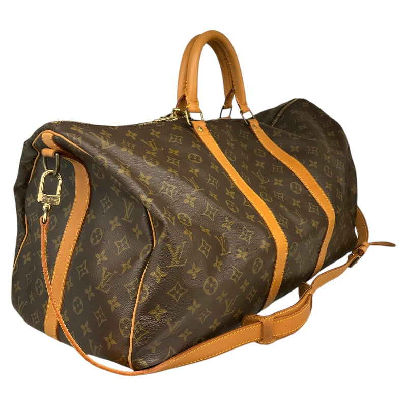 ルイ・ヴィトン LOUIS VUITTON キーポル・バンドリエール55 M41414 ブラウン モノグラムキャンバス ユニセックス ボストンバッグ