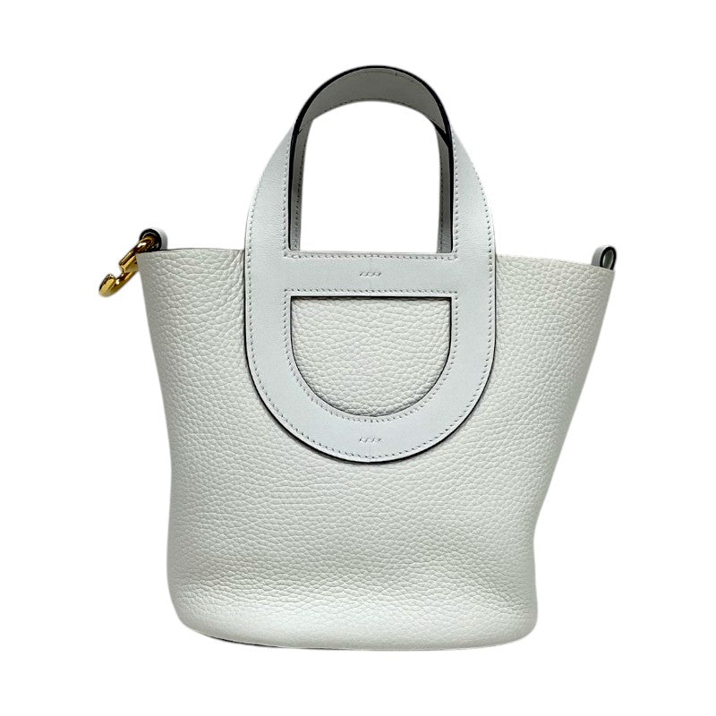 エルメス HERMES インザループ18 B刻 ニューホワイト ゴールド金具 トリヨン レディース ハンドバッグ