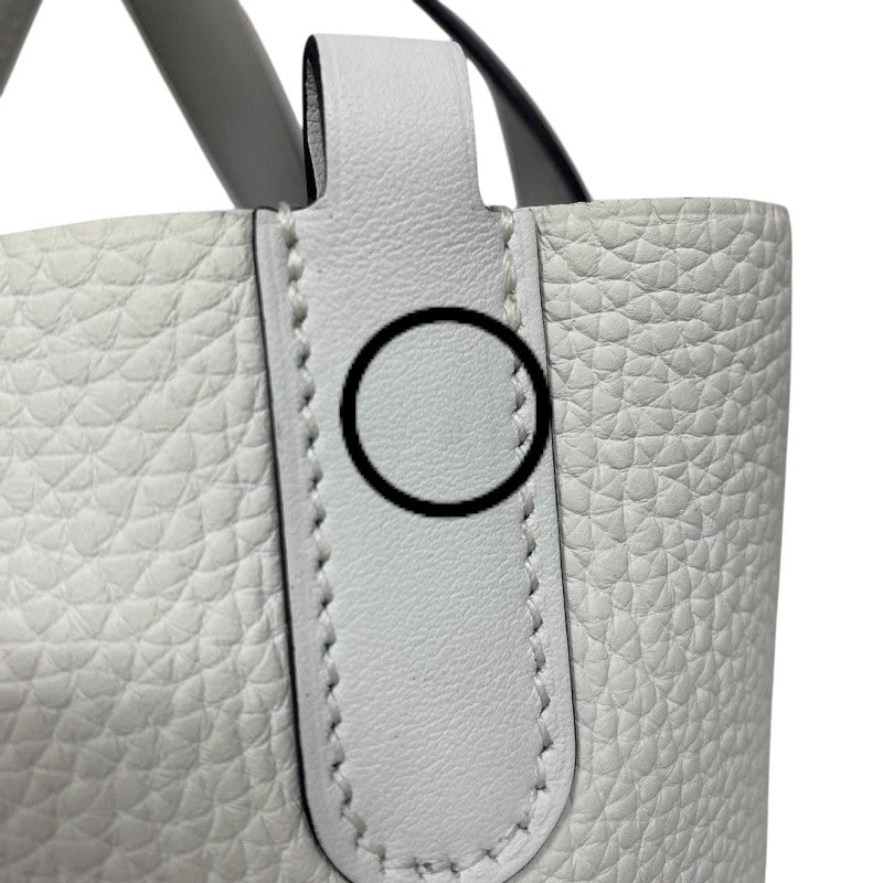 エルメス HERMES インザループ18 B刻 ニューホワイト ゴールド金具 トリヨン レディース ハンドバッグ