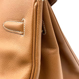エルメス HERMES バーキン35 □F刻印 ゴールド ゴールド金具 クシュベル レディース ハンドバッグ