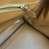 エルメス HERMES バーキン35 □F刻印 ゴールド ゴールド金具 クシュベル レディース ハンドバッグ
