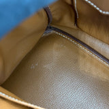 エルメス HERMES バーキン35 □F刻印 ゴールド ゴールド金具 クシュベル レディース ハンドバッグ
