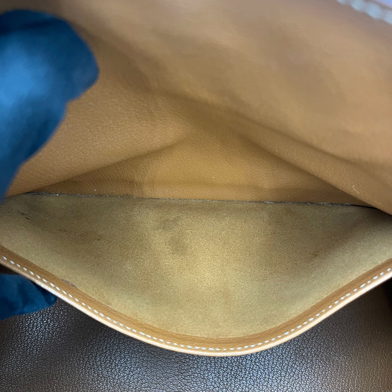 エルメス HERMES バーキン35 □F刻印 ゴールド ゴールド金具 クシュベル レディース ハンドバッグ
