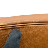 エルメス HERMES バーキン35 □F刻印 ゴールド ゴールド金具 クシュベル レディース ハンドバッグ