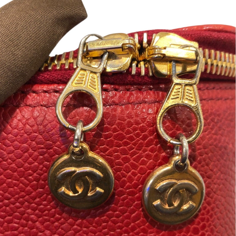 シャネル CHANEL ココマーク　バニティバッグ A01997 キャビアスキン/ゴールド金具 レディース その他バッグ