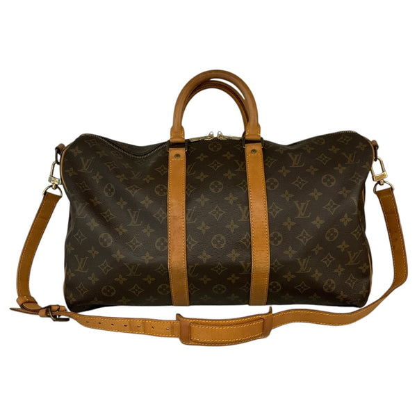 ルイ・ヴィトン LOUIS VUITTON キーポル・バンドリエール45 M41418 ブラウン モノグラムキャンバス ユニセックス ボストンバッグ