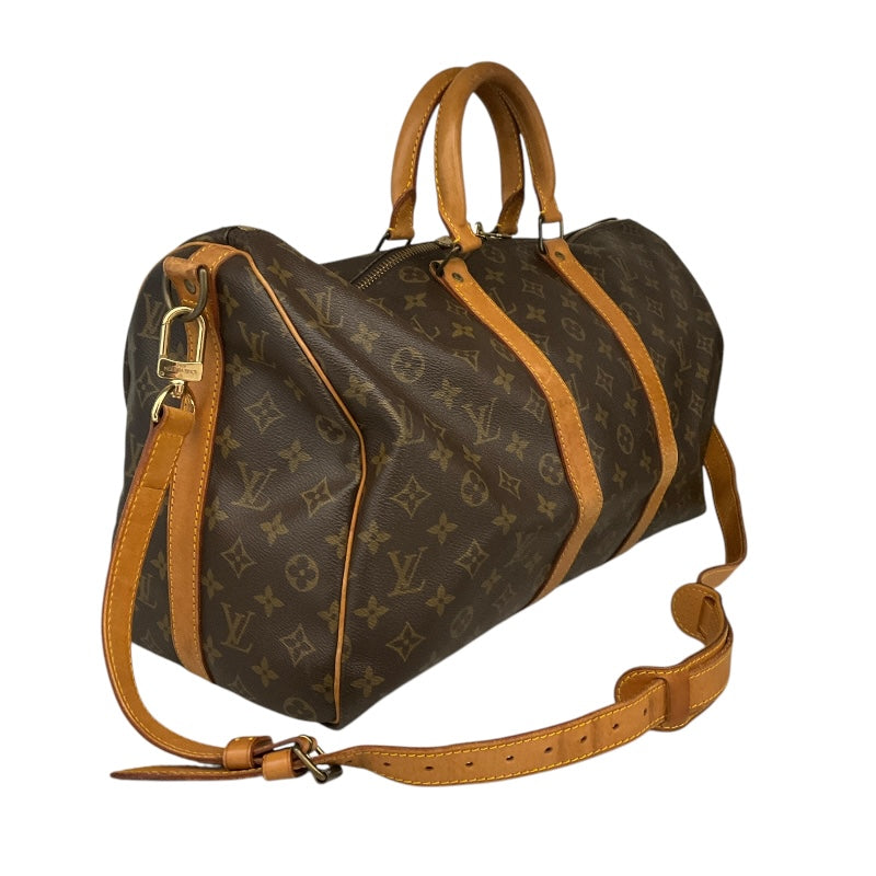 ルイ・ヴィトン LOUIS VUITTON キーポル・バンドリエール45 M41418 ブラウン モノグラムキャンバス ユニセックス ボストンバッグ