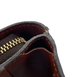 ルイ・ヴィトン LOUIS VUITTON コンパクトジップ M61667 ブラウン モノグラムキャンバス ユニセックス 二つ折り財布