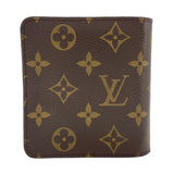 ルイ・ヴィトン LOUIS VUITTON コンパクトジップ M61667 ブラウン モノグラムキャンバス ユニセックス 二つ折り財布