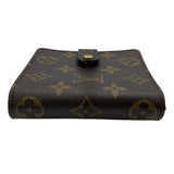 ルイ・ヴィトン LOUIS VUITTON コンパクトジップ M61667 ブラウン モノグラムキャンバス ユニセックス 二つ折り財布