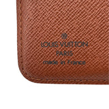 ルイ・ヴィトン LOUIS VUITTON コンパクトジップ M61667 ブラウン モノグラムキャンバス ユニセックス 二つ折り財布