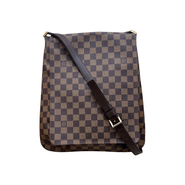 ルイ・ヴィトン LOUIS VUITTON ミュゼット ダミエ PVC　レザー レディース ショルダーバッグ